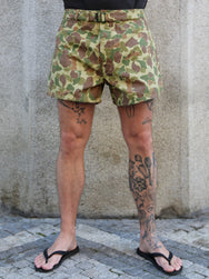 Papa Nui Beach Combat Trunks – Frogskin Jungle Green (17426)