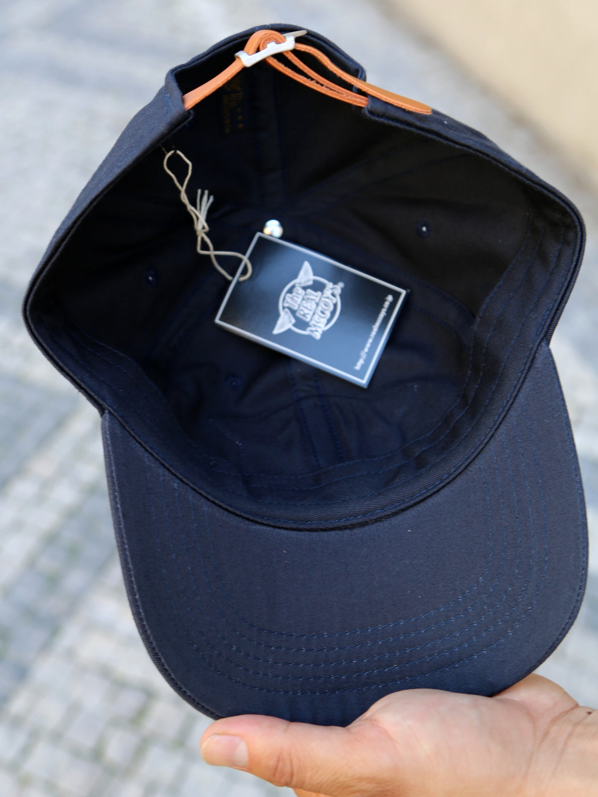 The Real McCoy's MA23001 Logo Baseball Cap – Navy