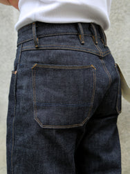 Freenote Cloth Wilkes Western Cut 14oz Broken Twill – Indigo (M0008014-BKN)
