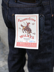 Freenote Cloth Wilkes Western Cut 14oz Broken Twill – Indigo (M0008014-BKN)