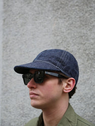 Papa Nui A-3 Indigo Denim Cap