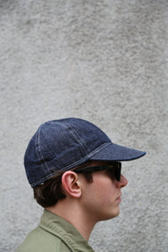 Papa Nui A-3 Indigo Denim Cap