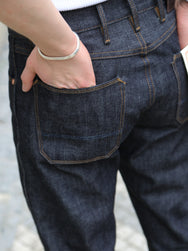 Freenote Cloth Wilkes Western Cut 14oz Broken Twill – Indigo (M0008014-BKN)