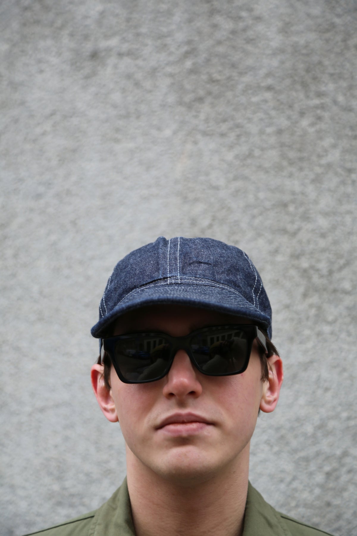 Papa Nui A-3 Indigo Denim Cap