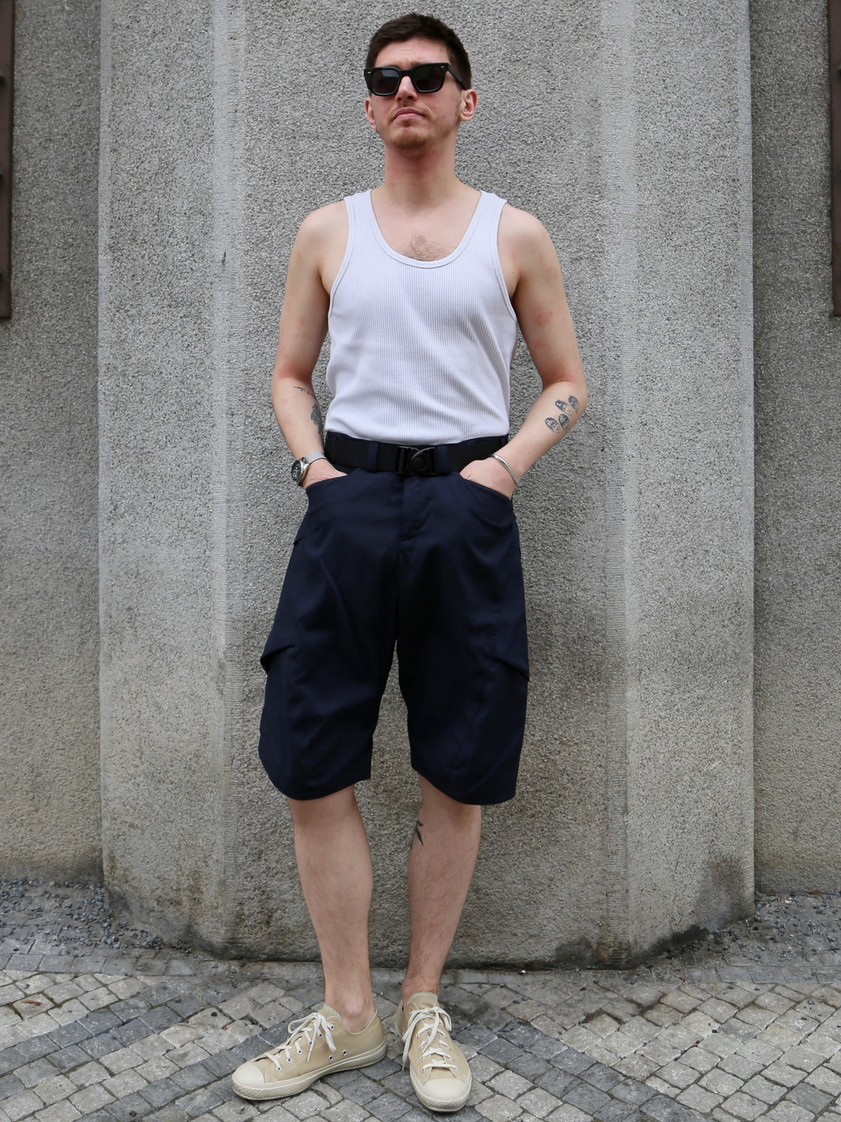 Tilak Quest Shorts – Dark Blue