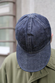 Papa Nui A-3 Indigo Denim Cap