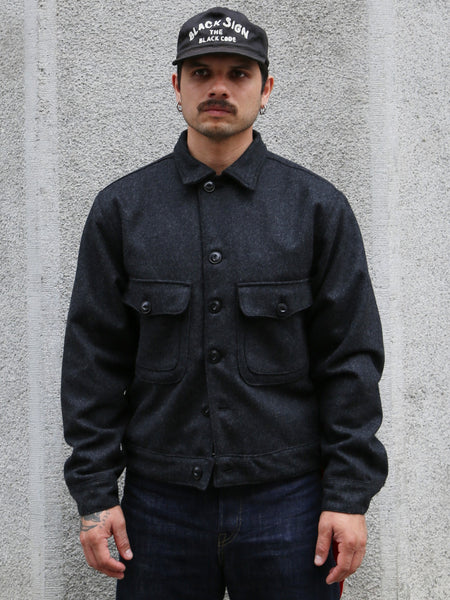 Freenote Cloth Grafton Jacket – Black Wool (M3254360-BLWL)