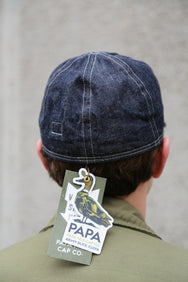 Papa Nui A-3 Indigo Denim Cap