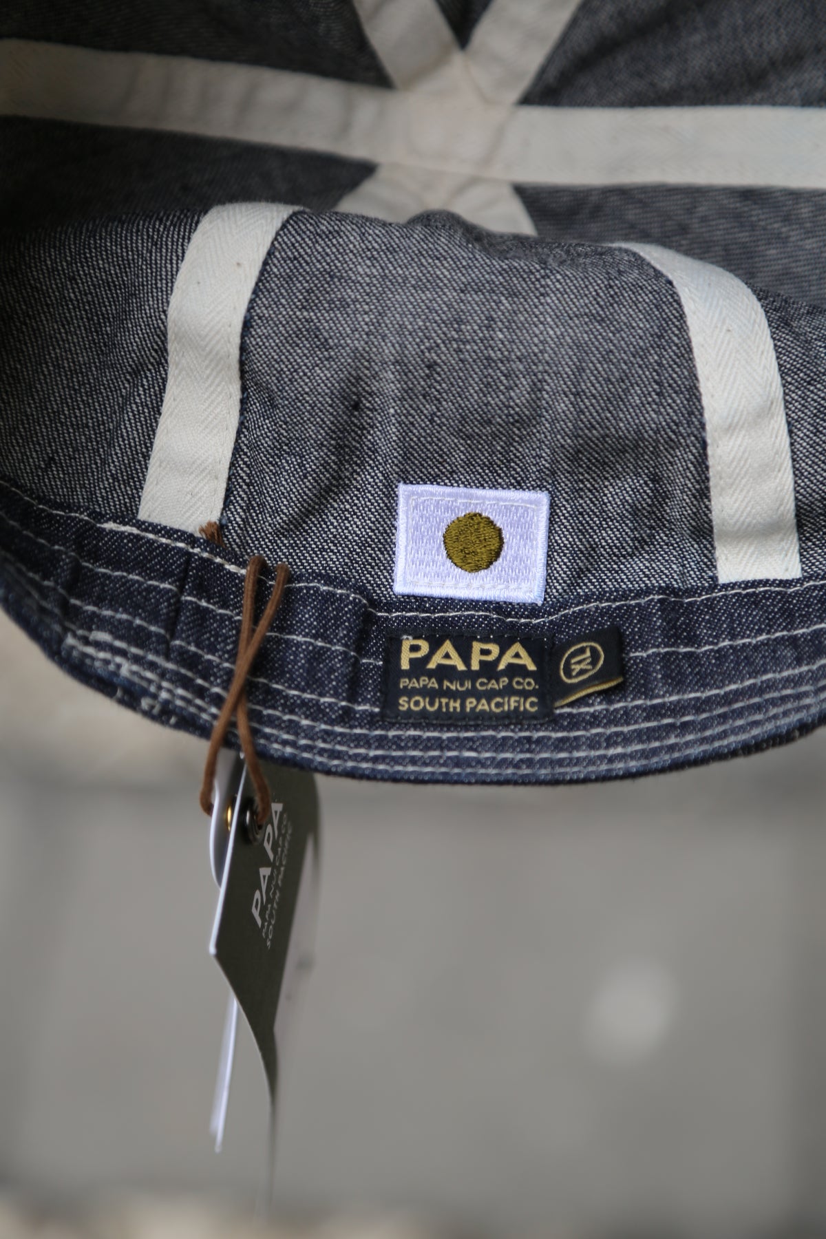 Papa Nui A-3 Indigo Denim Cap