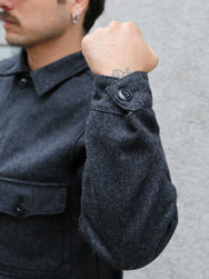 Freenote Cloth Grafton Jacket – Black Wool (M3254360-BLWL)