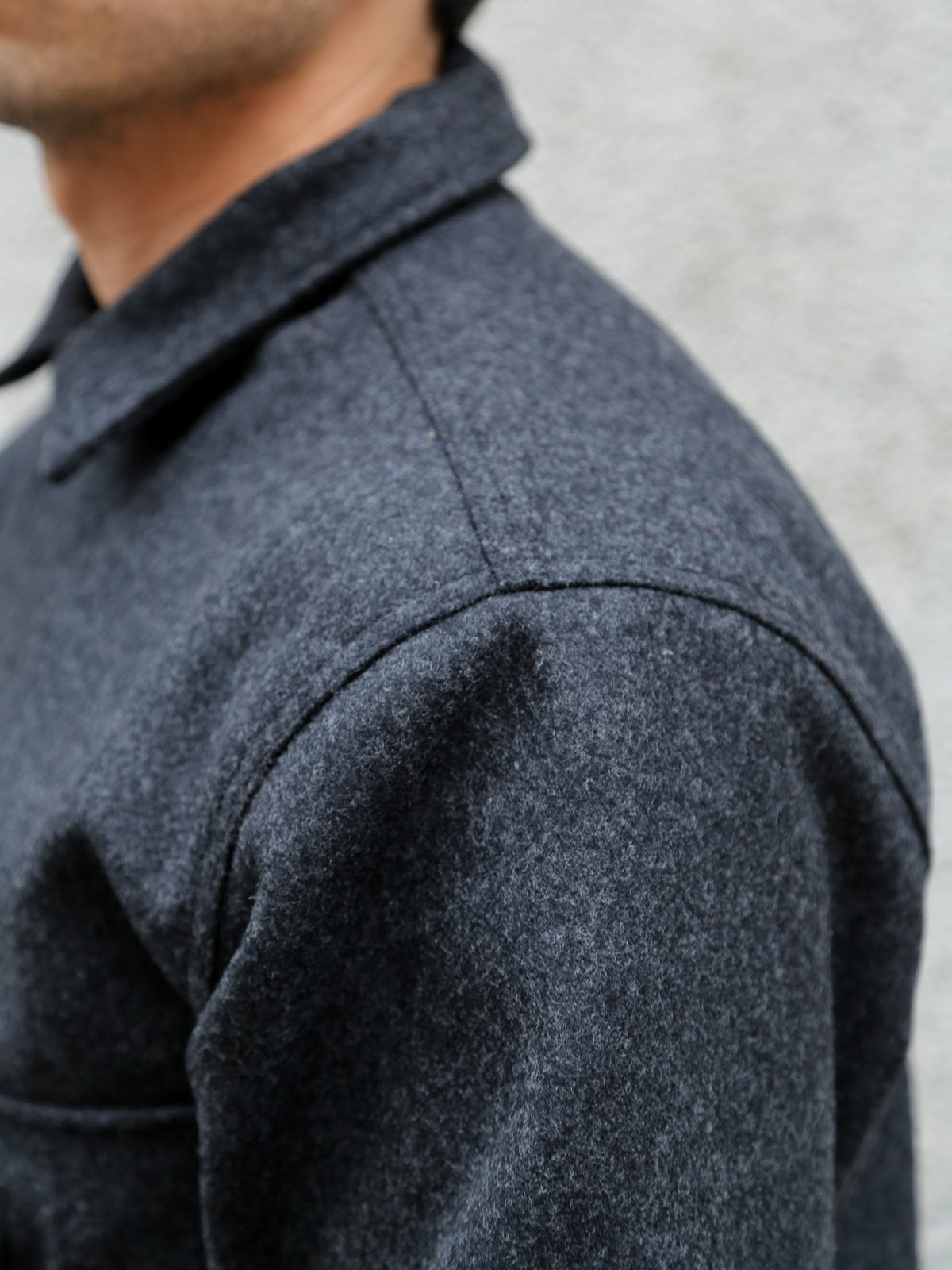 Freenote Cloth Grafton Jacket – Black Wool (M3254360-BLWL)