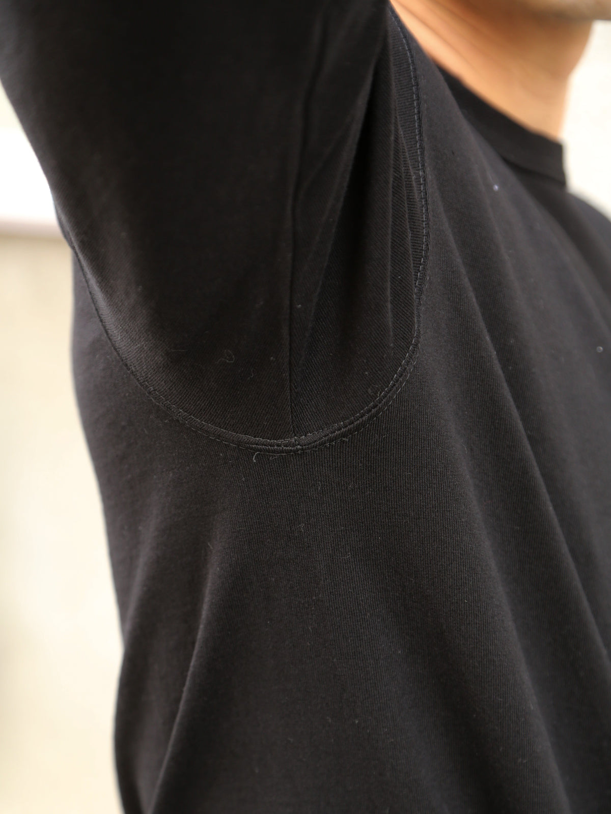 The Real McCoy's Logo Tee L/S – Black (MC24003-030)