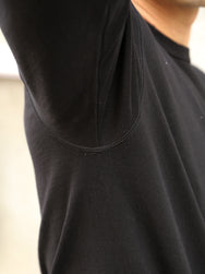 The Real McCoy's Logo Tee L/S – Black (MC24003-030)