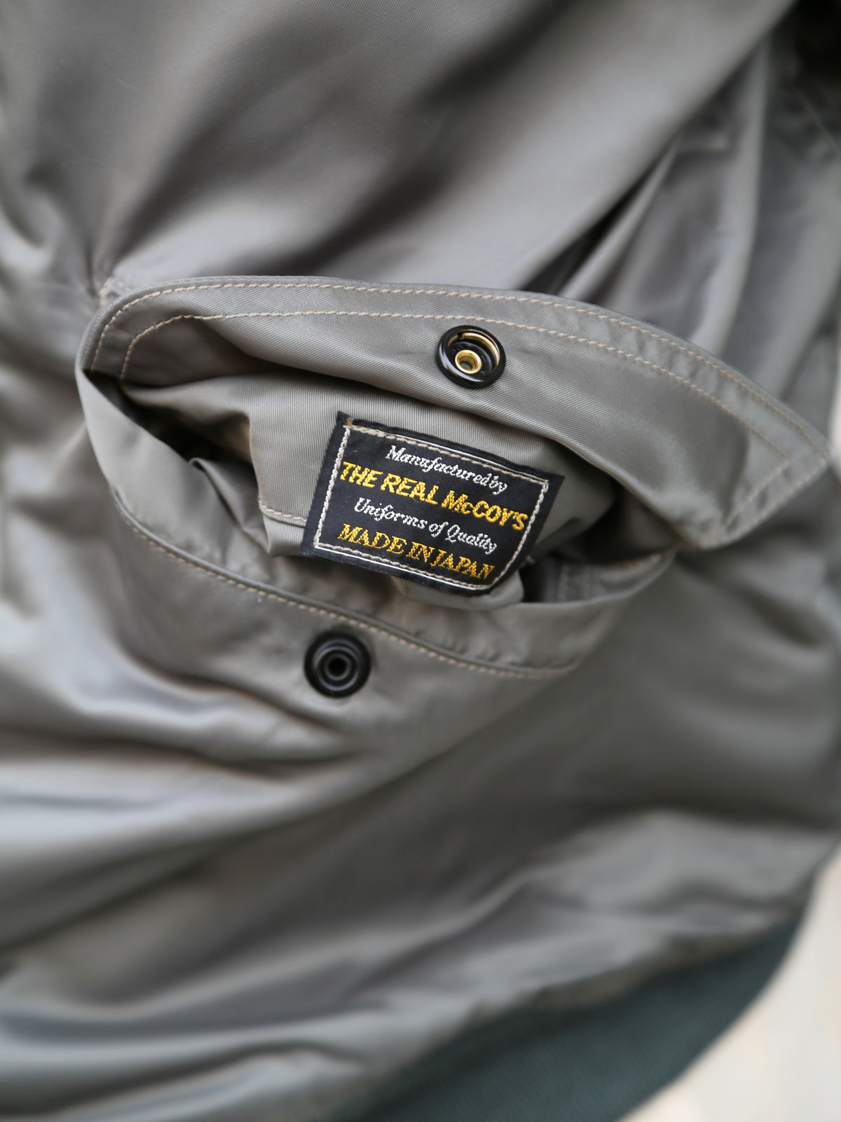 The Real McCoy's Type MA-1 Real McCoy MFG. Co. – Sage (MJ26006-154)