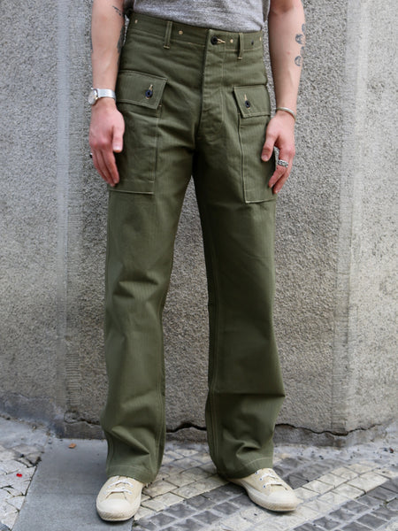 Buzz Rickson's USMC HBT M-44 Pants Short Length – Olive (BR42501-149)