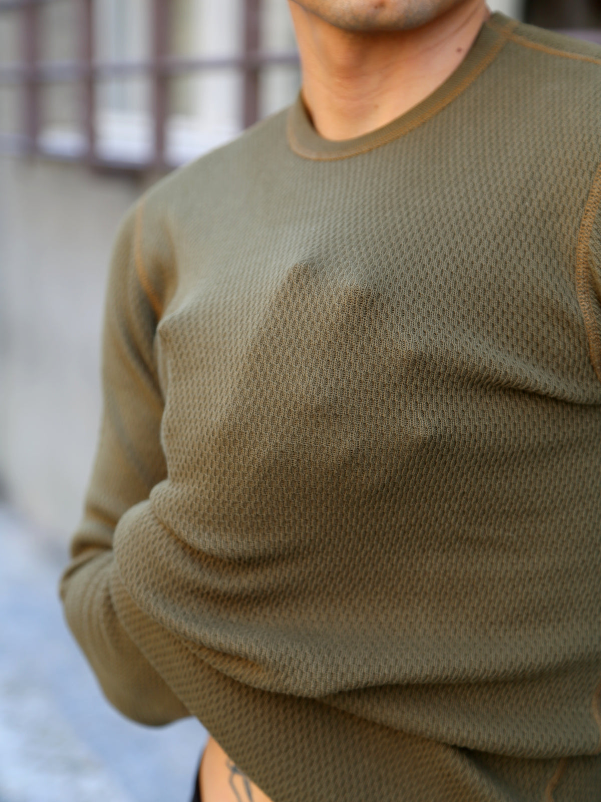 The Real McCoy's MC22109 U.S. Army Military Thermal Shirt – Olive