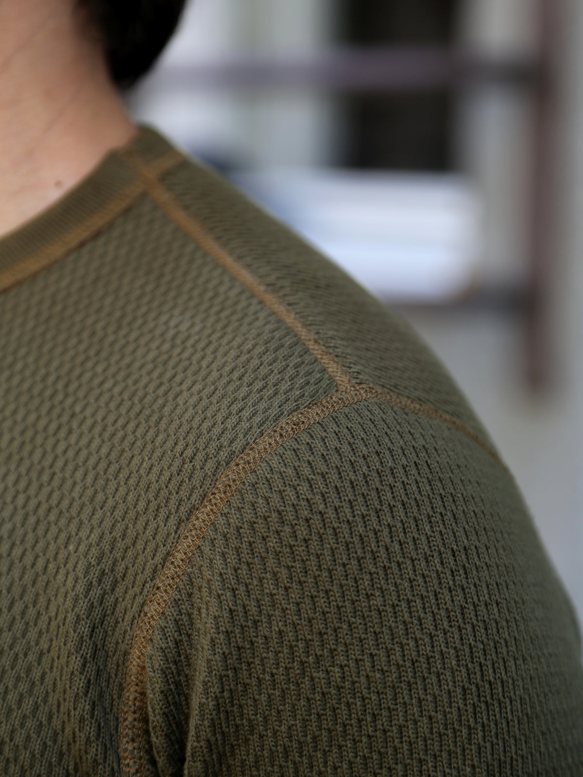 The Real McCoy's MC22109 U.S. Army Military Thermal Shirt – Olive