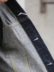 Studio D`Artisan 3rd Type Ishikawadai Denim Jacket – One Washed (SD-4113W)