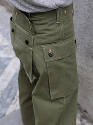 Buzz Rickson's USMC HBT M-44 Pants Short Length – Olive (BR42501-149)