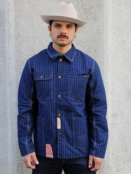 Indigofera Kurt Jacket –  Indigo Prima Wabash (707-4101-018)
