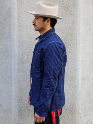 Indigofera Kurt Jacket –  Indigo Prima Wabash (707-4101-018)