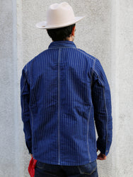 Indigofera Kurt Jacket –  Indigo Prima Wabash (707-4101-018)