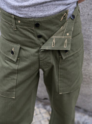 Buzz Rickson's USMC HBT M-44 Pants Short Length – Olive (BR42501-149)