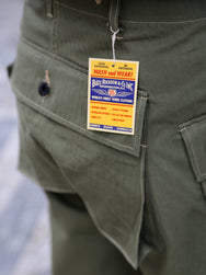 Buzz Rickson's USMC HBT M-44 Pants Short Length – Olive (BR42501-149)