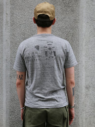 Buzz Rickson's Slub Yarn T-Shirt Phantom Phlyer – Grey (BR79730-113)