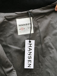 Hansen Garments Sigurd Long Lined Wool Coat – Solid Black (30-60-2)