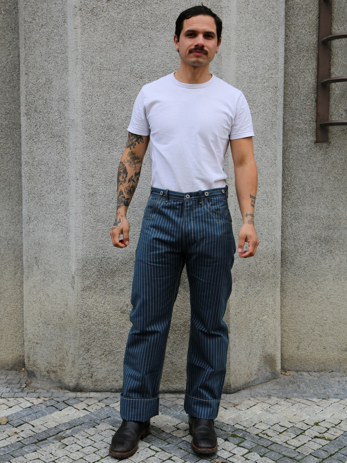 Blue Blanket Striped Pants (IJ2 IT127)