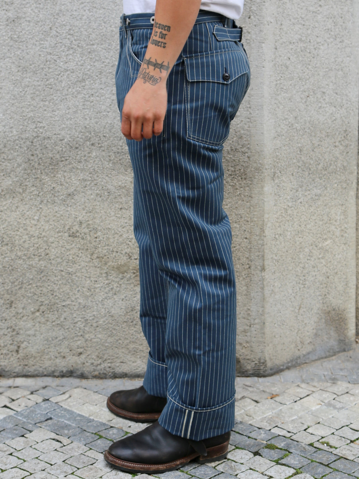 Blue Blanket Striped Pants (IJ2 IT127)