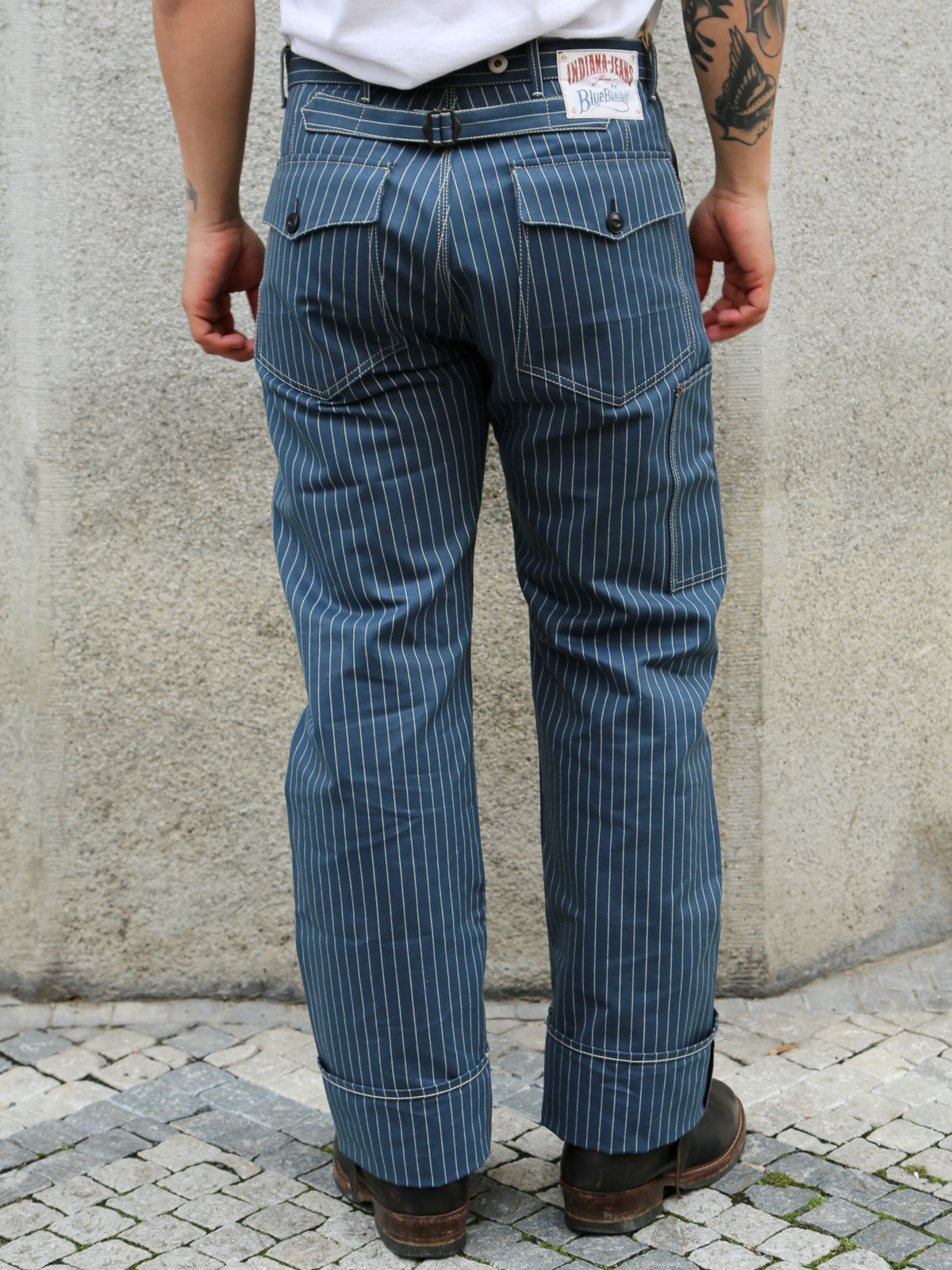 Blue Blanket Striped Pants (IJ2 IT127)