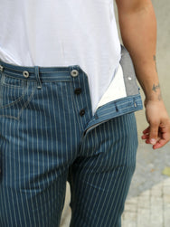 Blue Blanket Striped Pants (IJ2 IT127)
