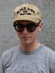 Black Sign Black Code Trucker Cap – Beige Chino (BSSC-26902)