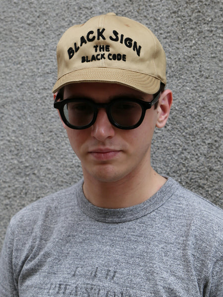 Black Sign Black Code Trucker Cap – Beige Chino (BSSC-26902)