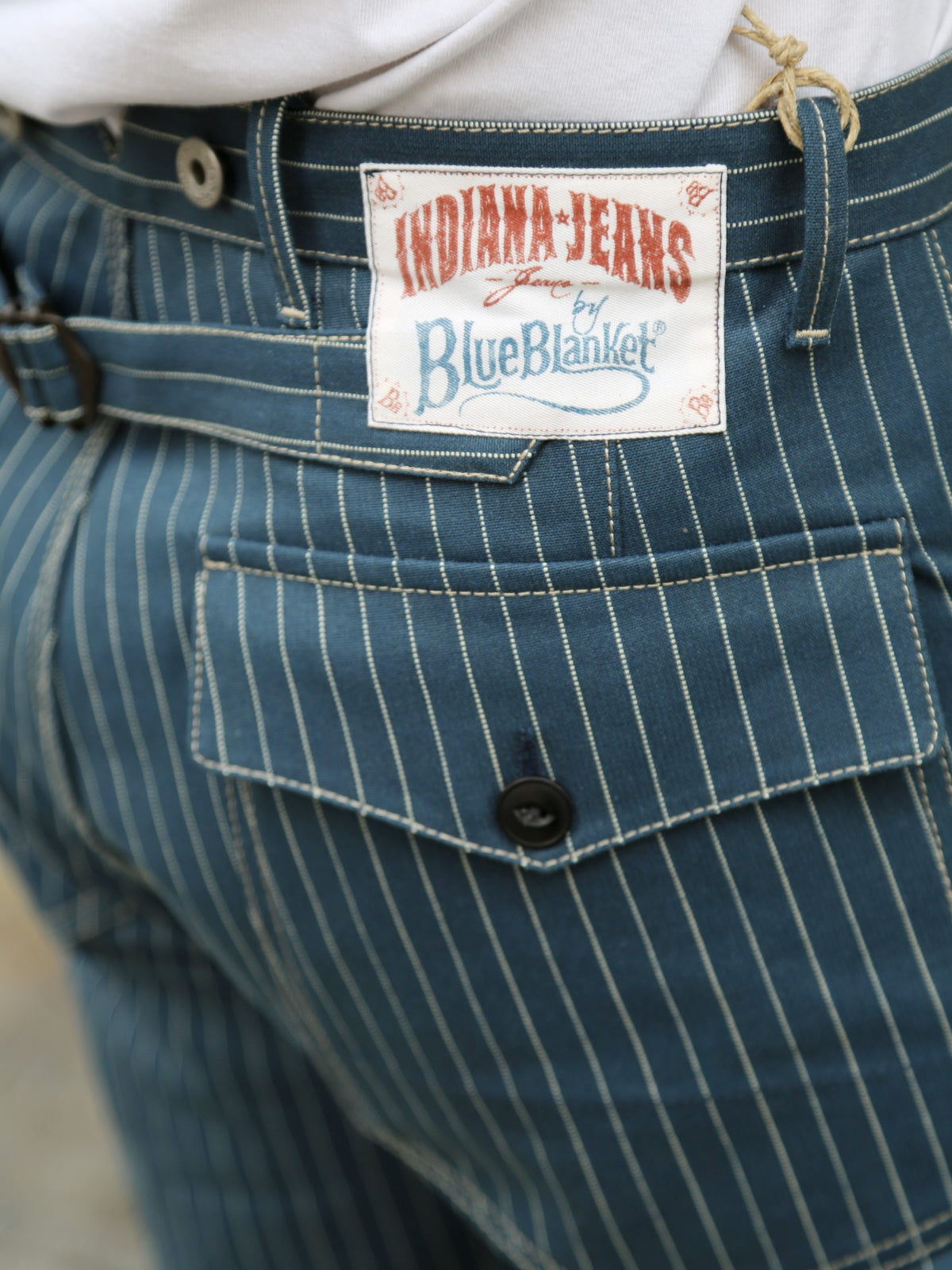 Blue Blanket Striped Pants (IJ2 IT127)