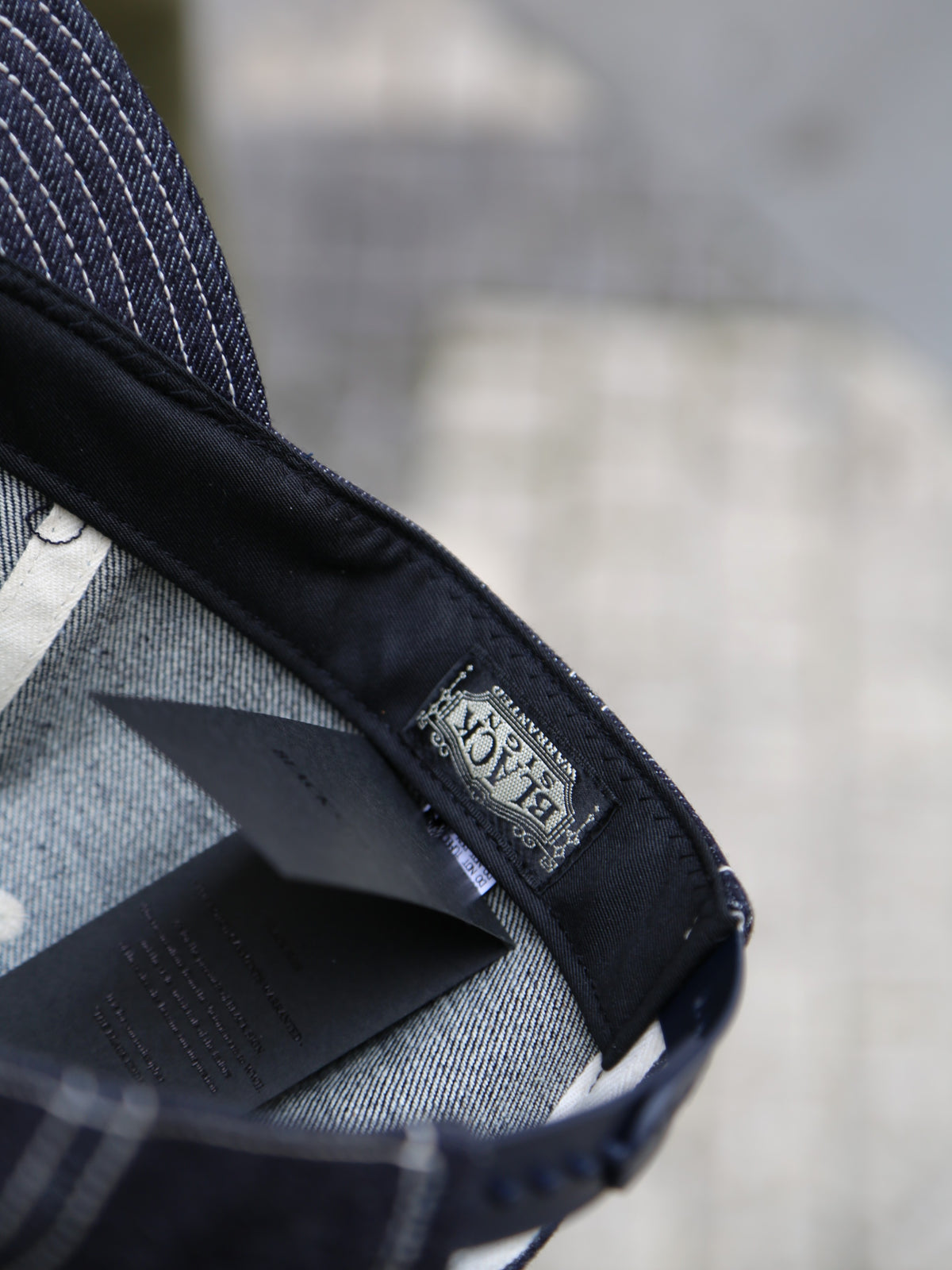 Black Sign BS Trucker Cap – Indigo Denim (BSSC-26901)