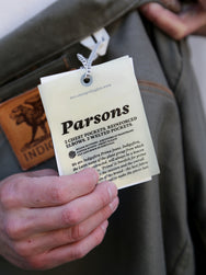 Indigofera Parsons Lodge Moleskin Jacket - Dark Lovat