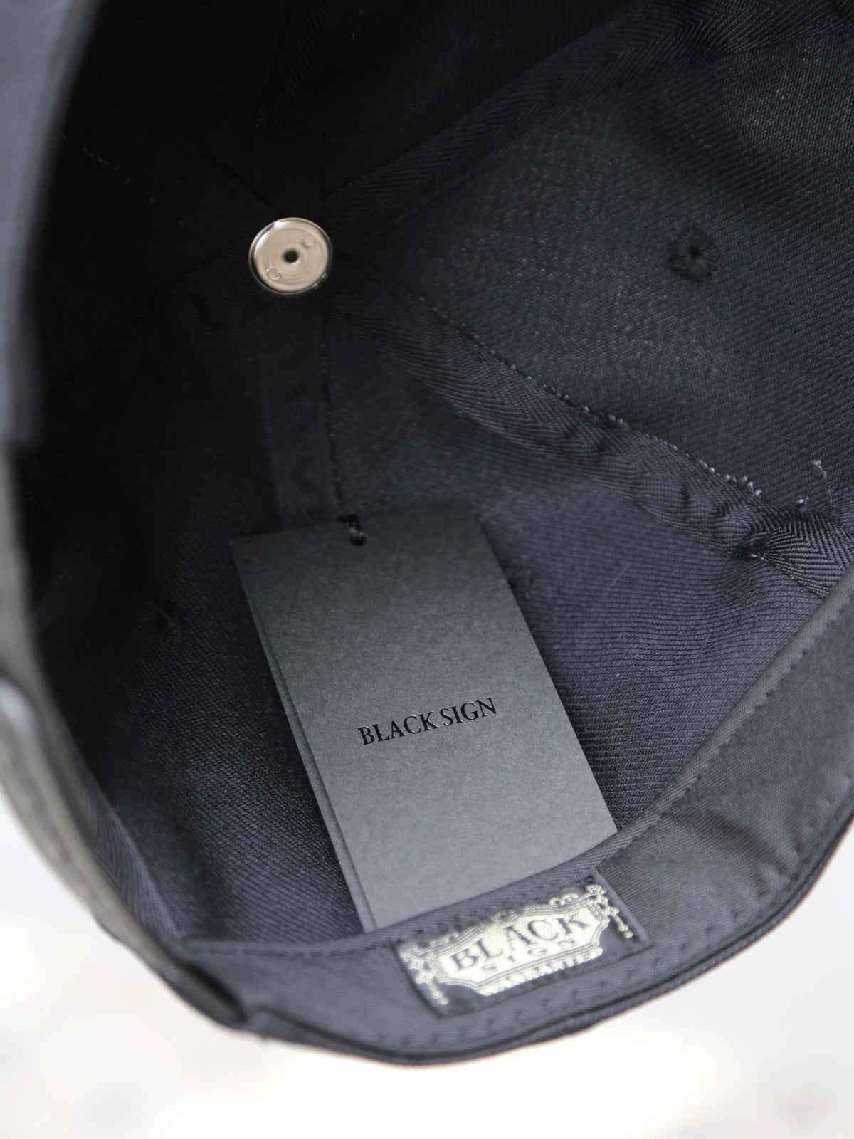 Black Sign BS Trucker Cap – Black Denim (BSSC-26901)