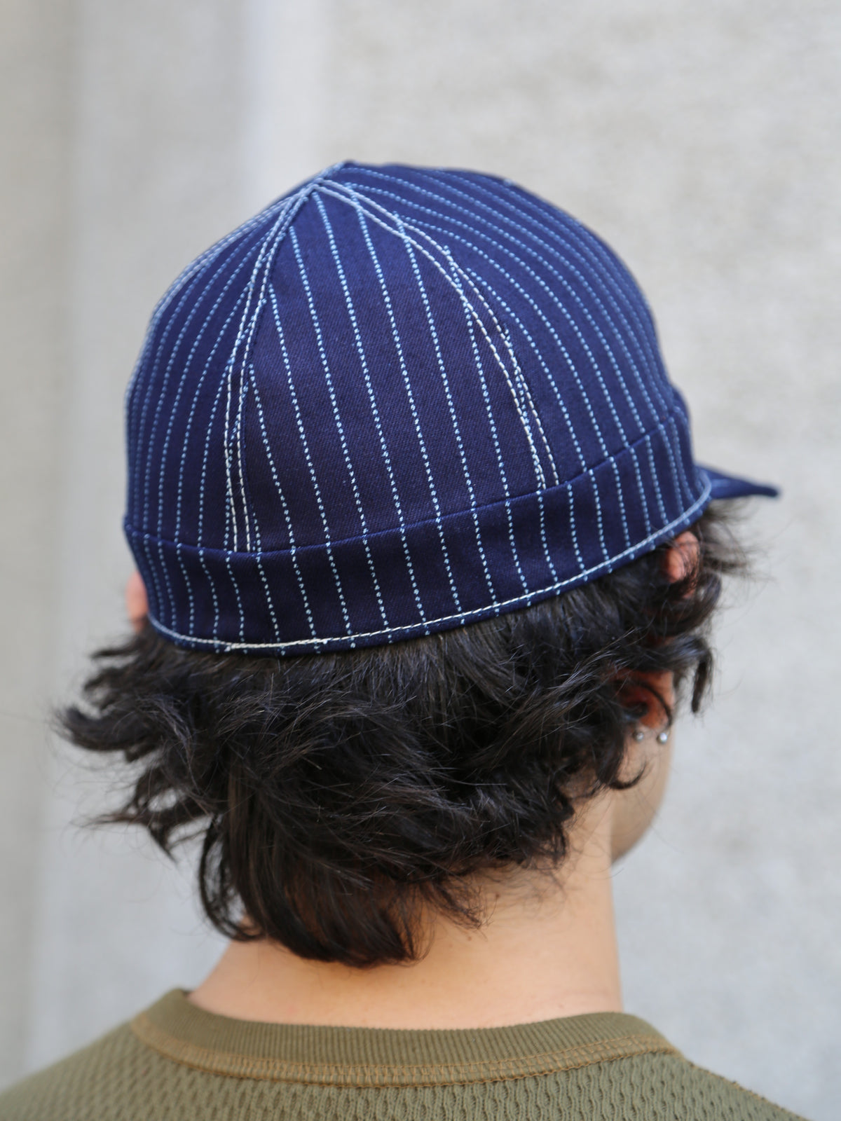 The Real McCoy's MA24014 Wabash Reversible Work Cap – Indigo