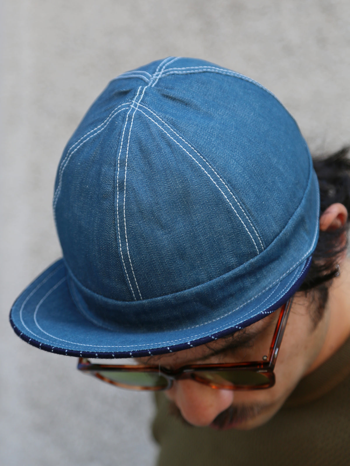 The Real McCoy's MA24014 Wabash Reversible Work Cap – Indigo