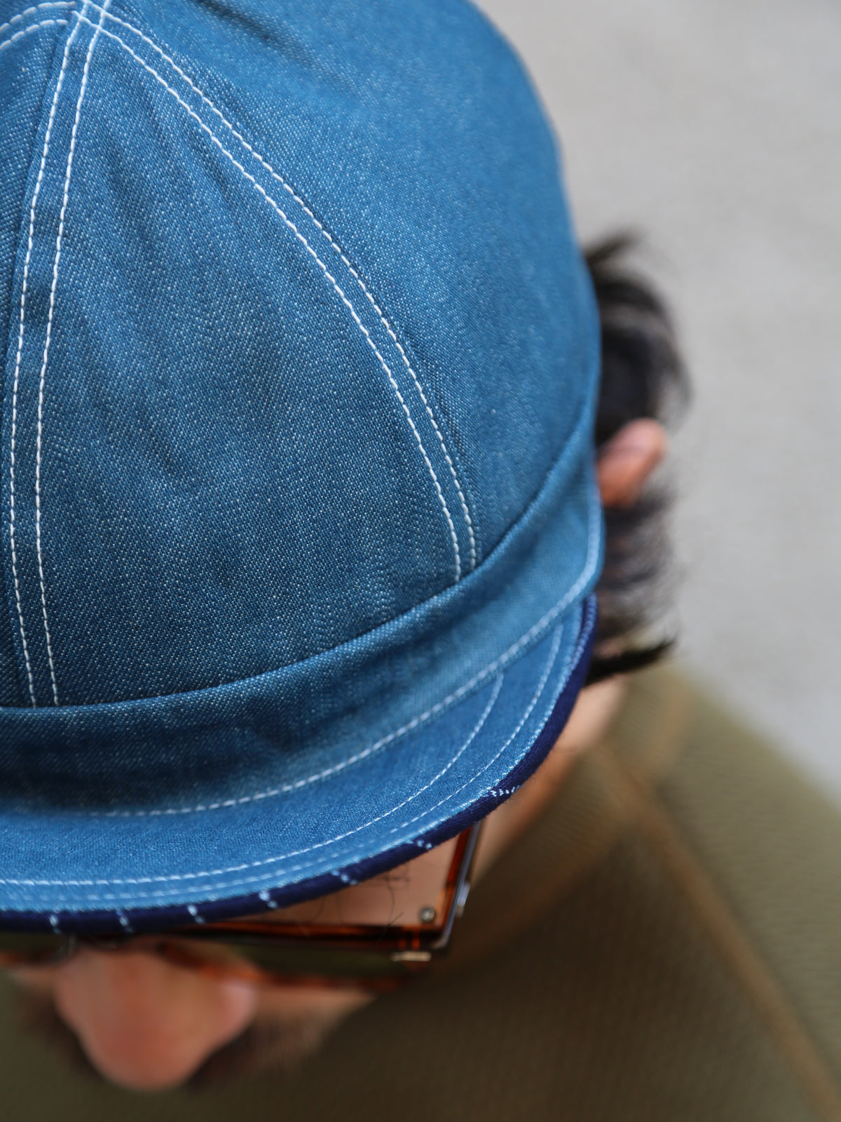 The Real McCoy's MA24014 Wabash Reversible Work Cap – Indigo