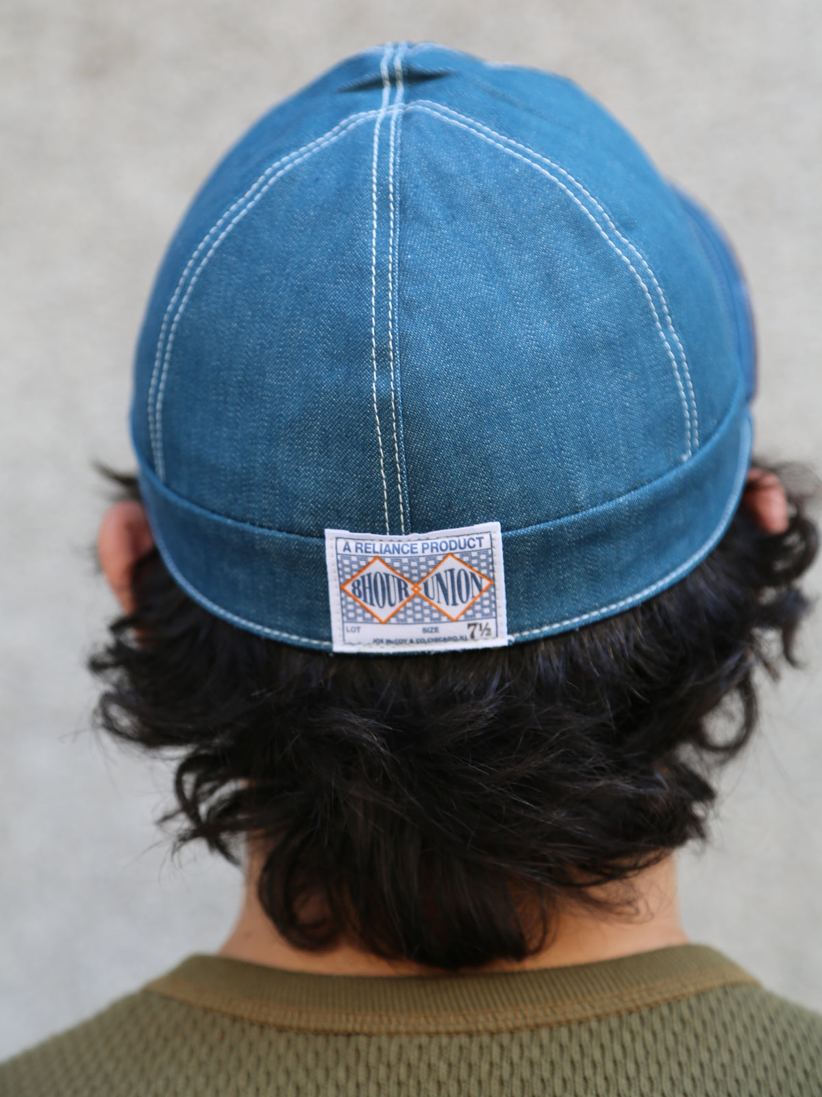 The Real McCoy's MA24014 Wabash Reversible Work Cap – Indigo