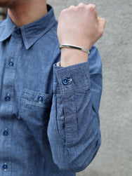 Buzz Rickson's Chambray Work Shirt – Blue (BR25995)