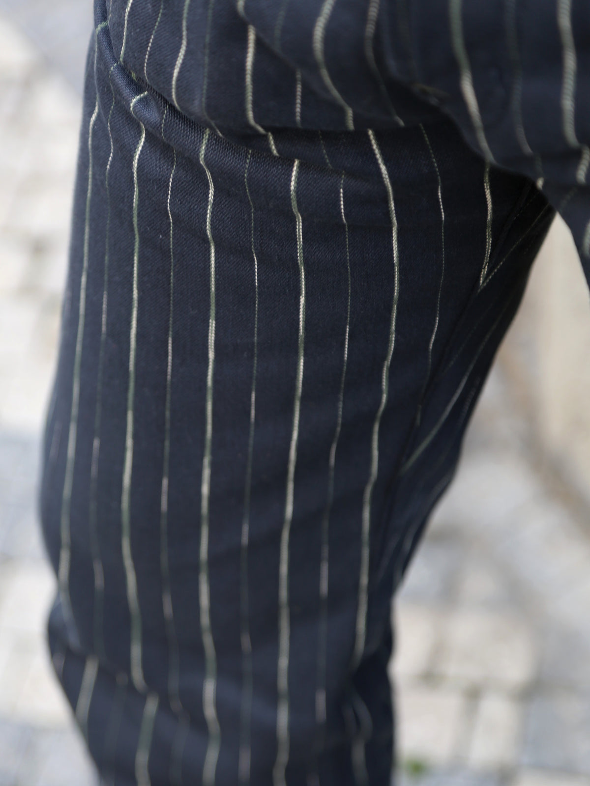 Indigofera Durango Pants Prima Stripe – Coalbone (812-5101-019)