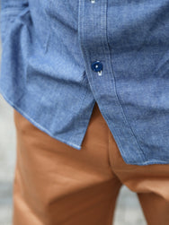 Buzz Rickson's Chambray Work Shirt – Blue (BR25995)