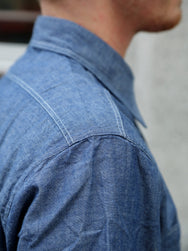 Buzz Rickson's Chambray Work Shirt – Blue (BR25995)