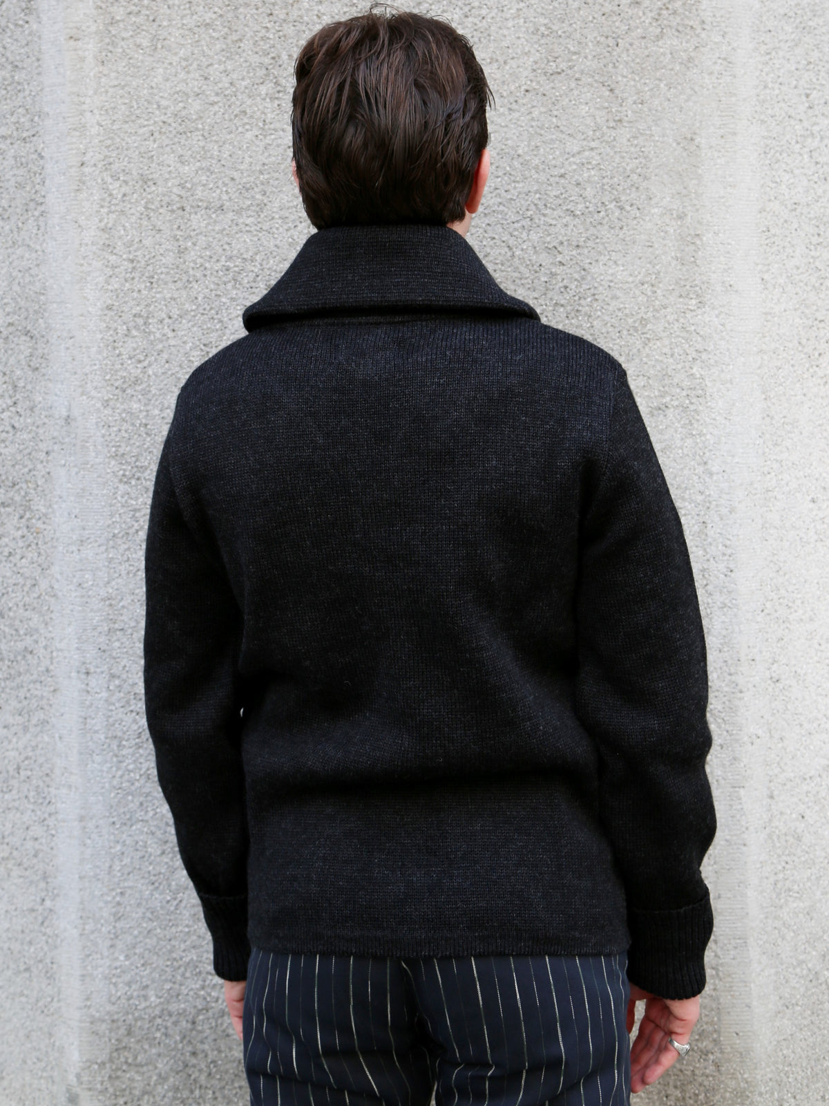 Fleurs de Bagne L'Enfant du Malheur Cardigan – Anthracite