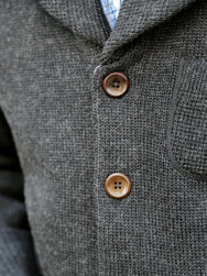 Fleurs de Bagne L'Enfant du Malheur Cardigan – Anthracite
